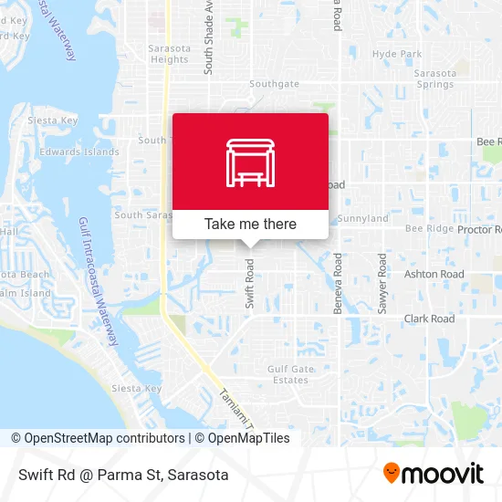 Swift Rd @ Parma St map