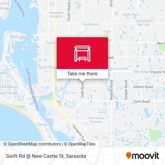 Mapa de Swift Rd @ New Castle St