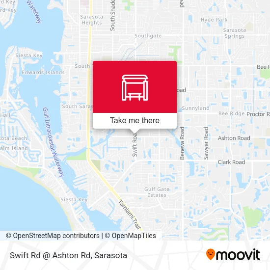 Mapa de Swift Rd @ Ashton Rd
