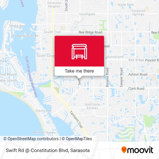 Mapa de Swift Rd @ Constitution Blvd