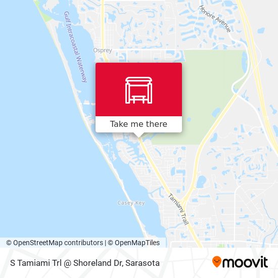 S Tamiami Trl @ Shoreland Dr map