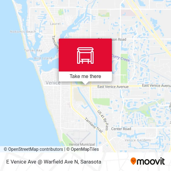 Mapa de E Venice Ave @ Warfield Ave N