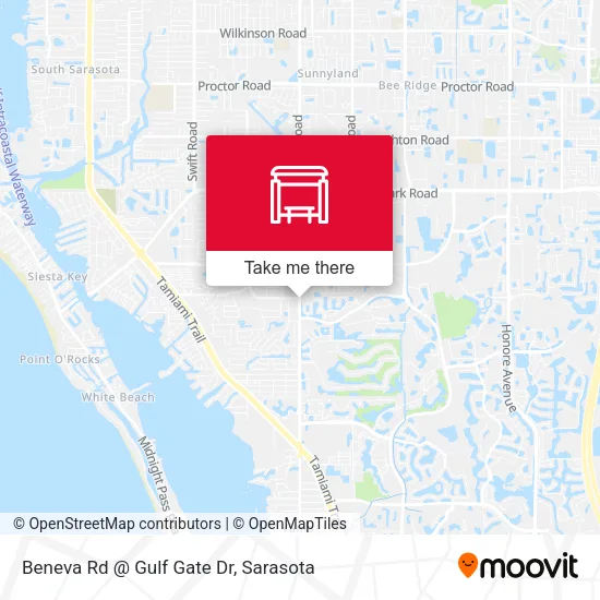 Mapa de Beneva Rd @ Gulf Gate Dr