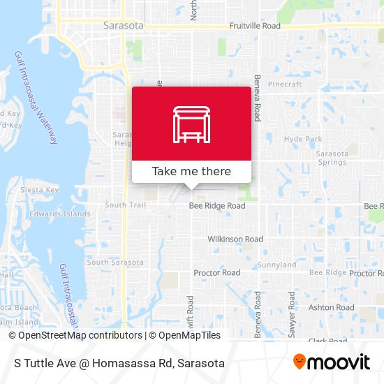 Mapa de S Tuttle Ave @ Homasassa Rd