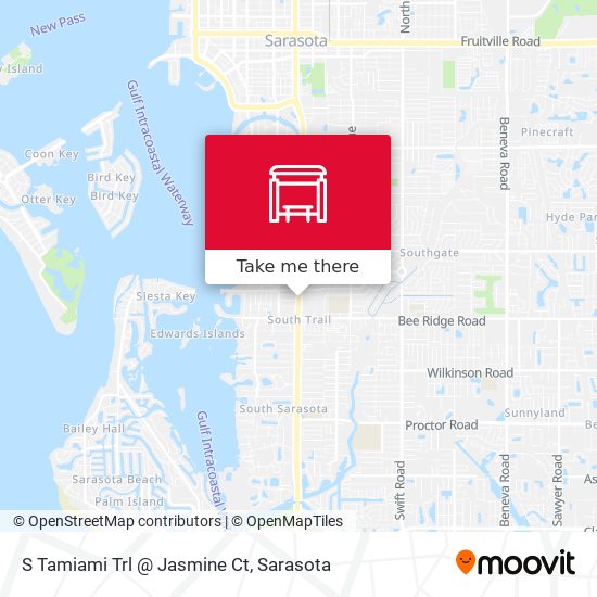 Mapa de S Tamiami Trl @ Jasmine Ct