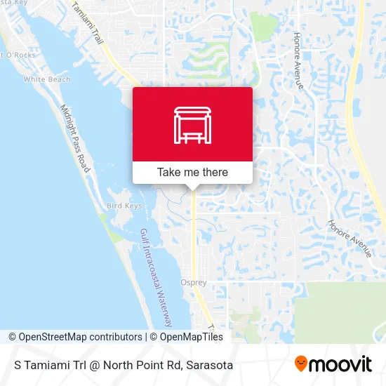 Mapa de S Tamiami Trl @ North Point Rd
