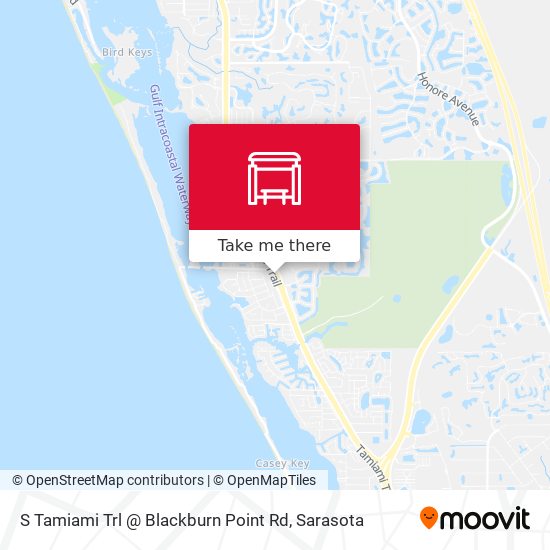 S Tamiami Trl @ Blackburn Point Rd map