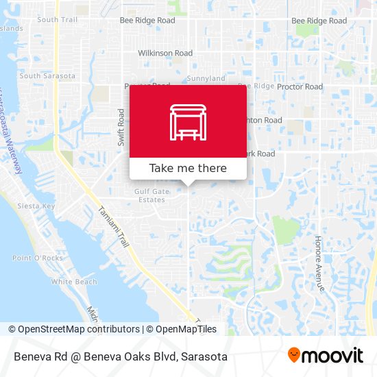 Beneva Rd @ Beneva Oaks Blvd map