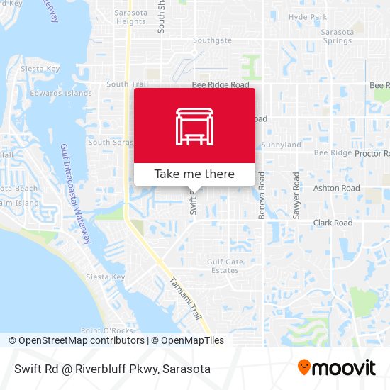 Mapa de Swift Rd @ Riverbluff Pkwy