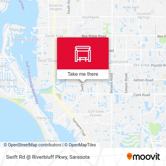 Mapa de Swift Rd @ Riverbluff Pkwy