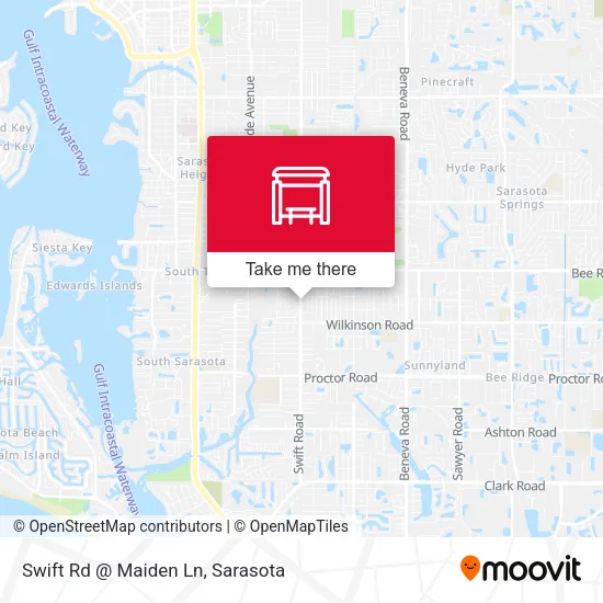 Mapa de Swift Rd @ Maiden Ln