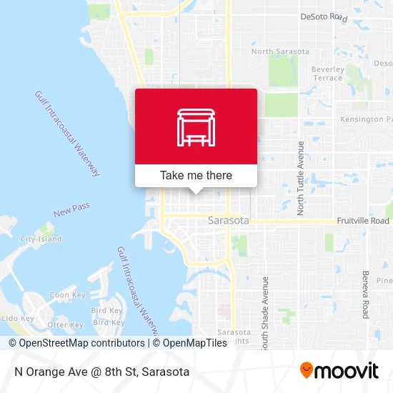 Mapa de N Orange Ave @ 8th St