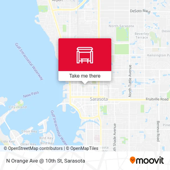 Mapa de N Orange Ave @ 10th St