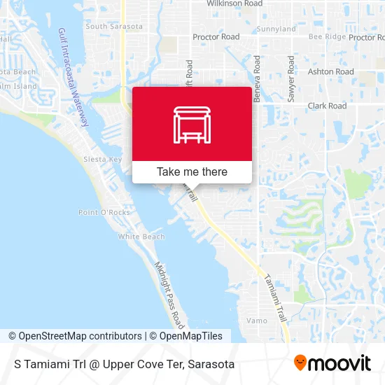 Mapa de S Tamiami Trl @ Upper Cove Ter