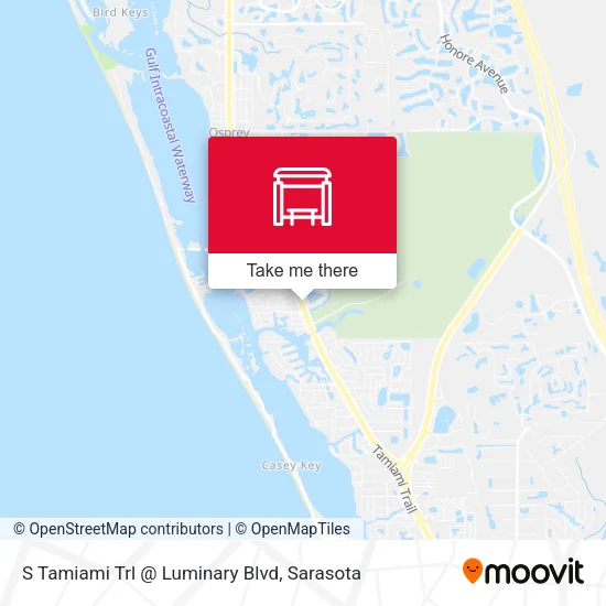 Mapa de S Tamiami Trl @ Luminary Blvd