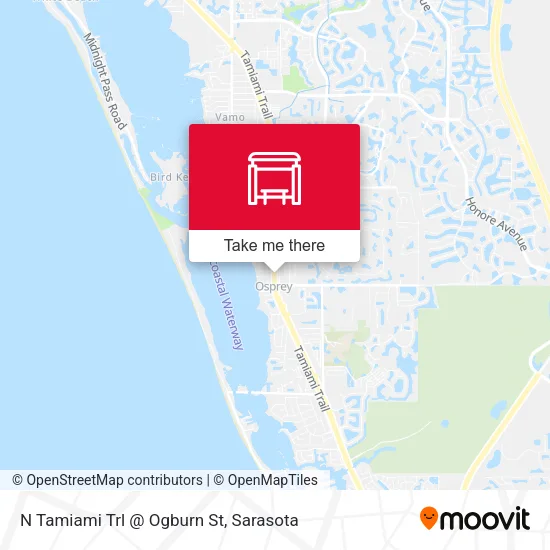 Mapa de N Tamiami Trl @ Ogburn St