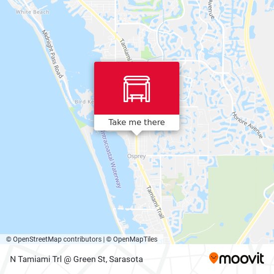 Mapa de N Tamiami Trl @ Green St