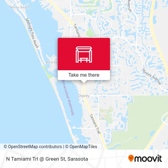 Mapa de N Tamiami Trl @ Green St