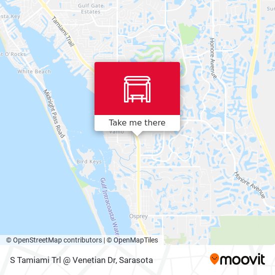 Mapa de S Tamiami Trl @ Venetian Dr