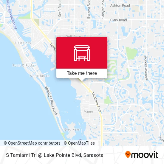 Mapa de S Tamiami Trl @ Lake Pointe Blvd