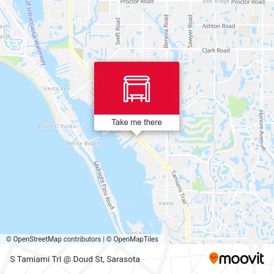 Mapa de S Tamiami Trl @ Doud St