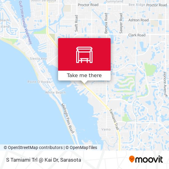 S Tamiami Trl @ Kai Dr map