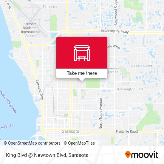 Mapa de King Blvd @ Newtown Blvd
