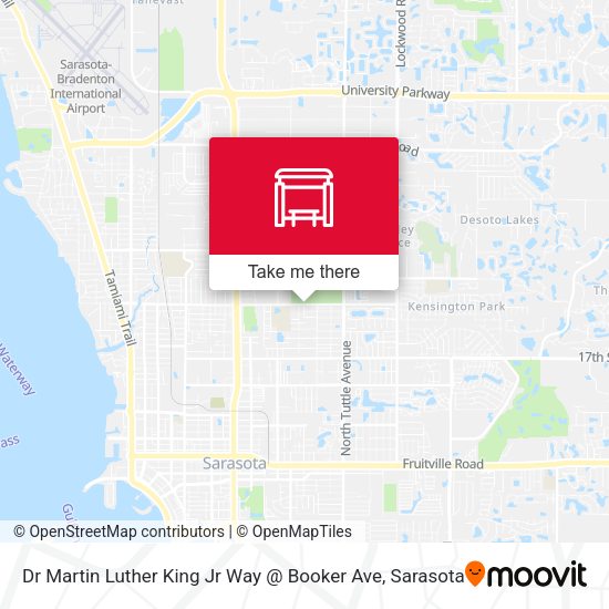 Dr Martin Luther King Jr Way @ Booker Ave map