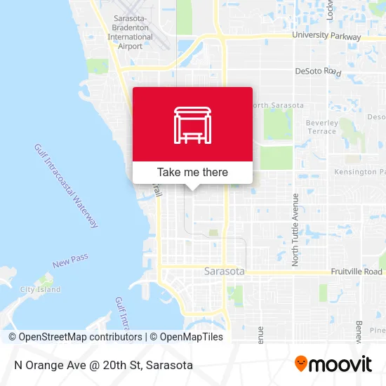 Mapa de N Orange Ave @ 20th St