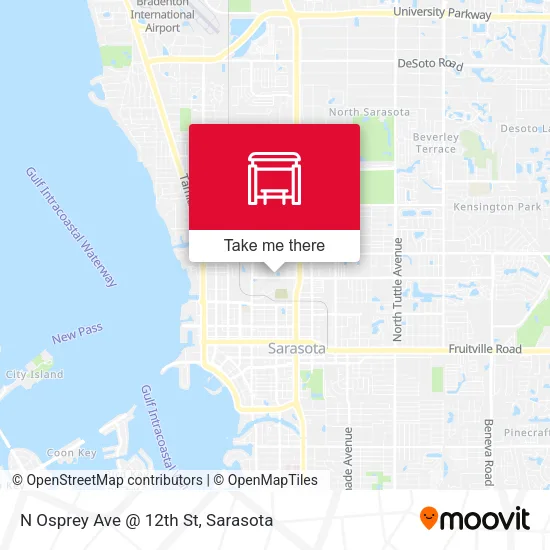 Mapa de N Osprey Ave @ 12th St