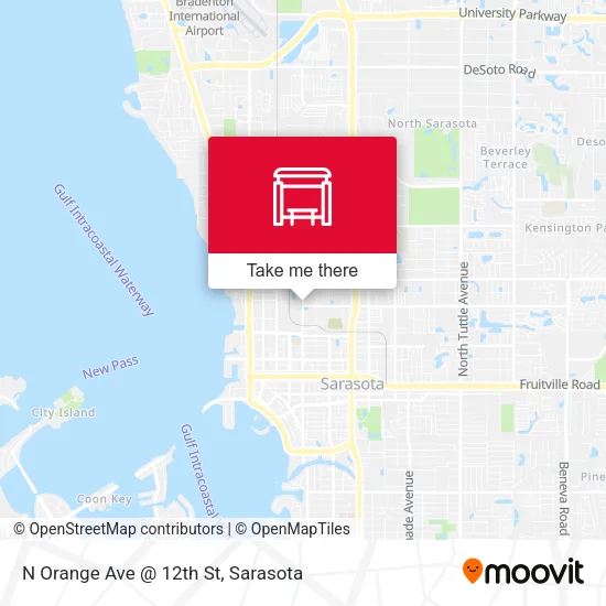 Mapa de N Orange Ave @ 12th St