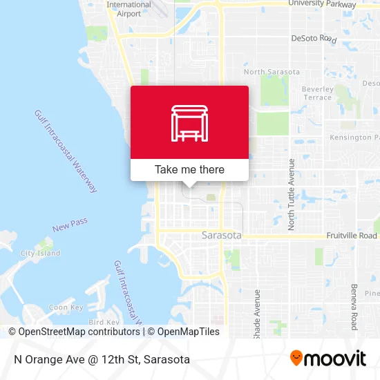 Mapa de N Orange Ave @ 12th St