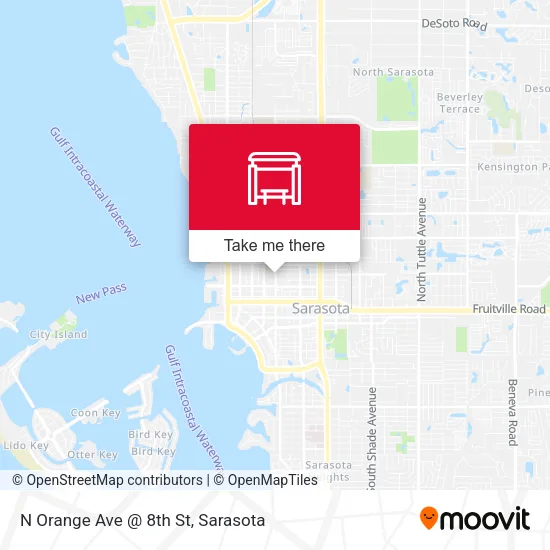 Mapa de N Orange Ave @ 8th St