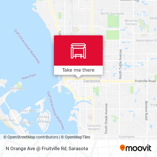 Mapa de N Orange Ave @ Fruitville Rd