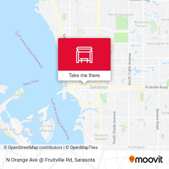 Mapa de N Orange Ave @ Fruitville Rd