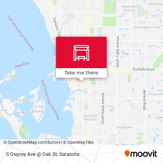 Mapa de S Osprey Ave @ Oak St