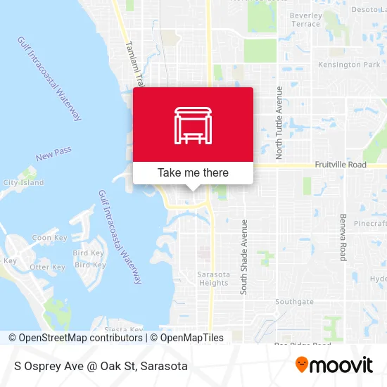 Mapa de S Osprey Ave @ Oak St