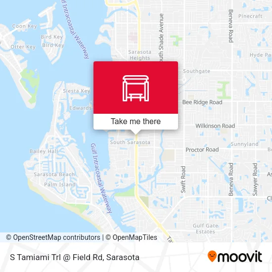 Mapa de S Tamiami Trl @ Field Rd