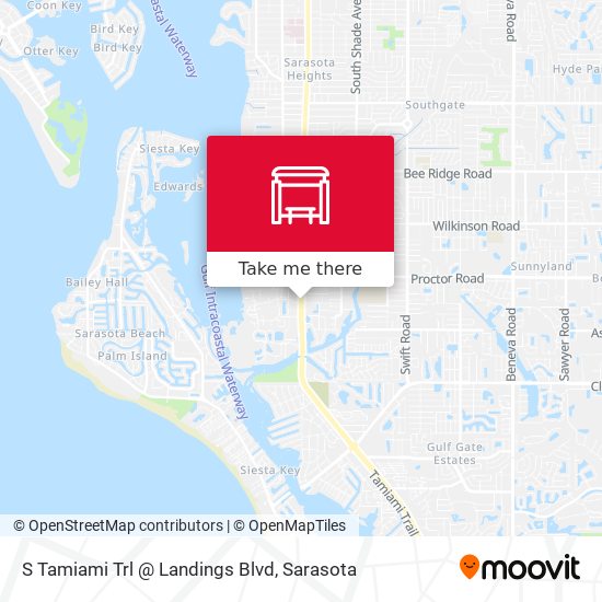 S Tamiami Trl @ Landings Blvd map