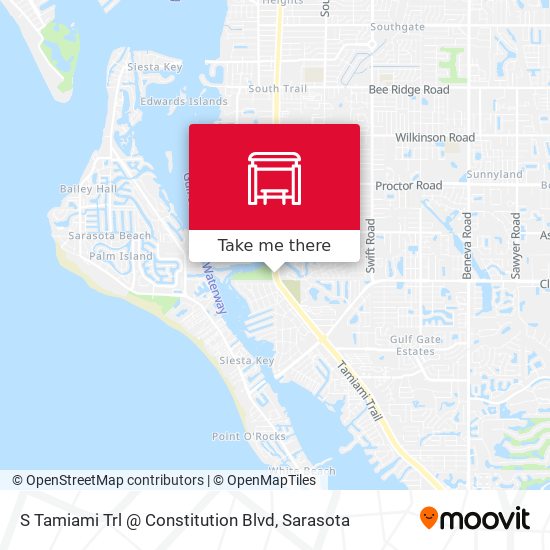 Mapa de S Tamiami Trl @ Constitution Blvd