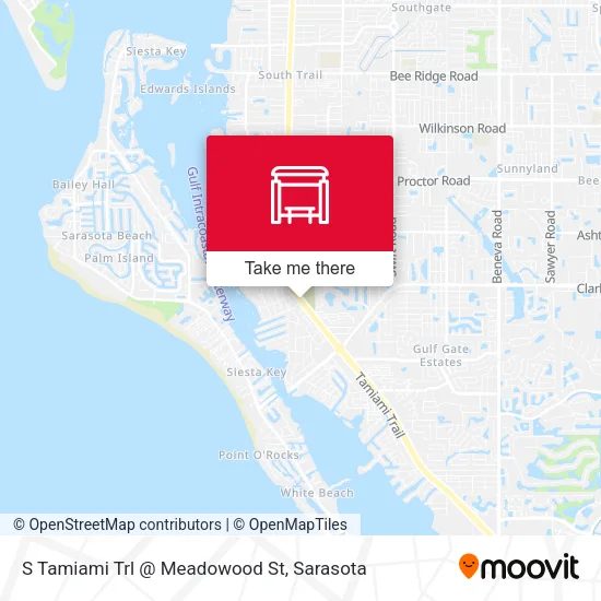 S Tamiami Trl @ Meadowood St map