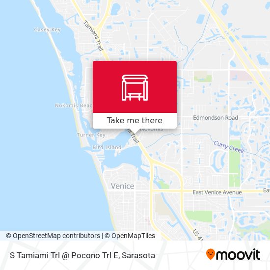 S Tamiami Trl @ Pocono Trl E map