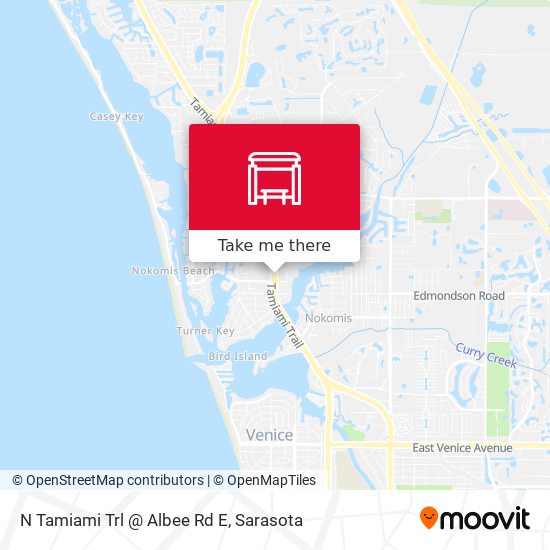 Mapa de N Tamiami Trl @ Albee Rd E