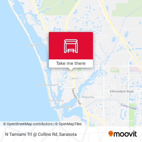 N Tamiami Trl @ Collins Rd map