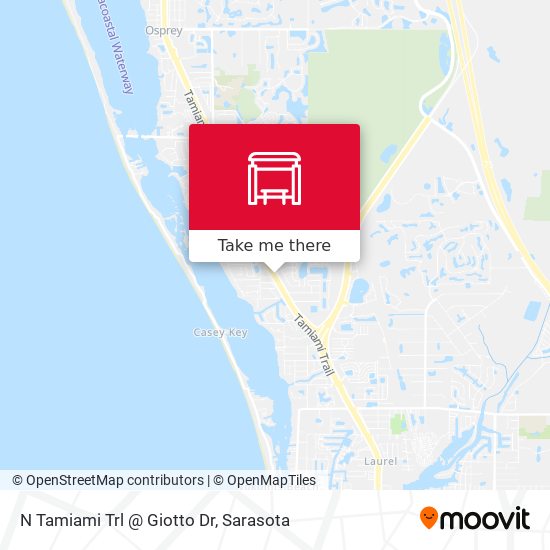 Mapa de N Tamiami Trl @ Giotto Dr