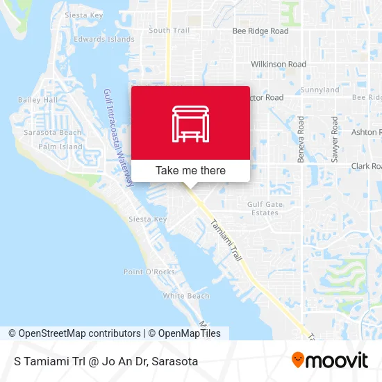 Mapa de S Tamiami Trl @ Jo An Dr