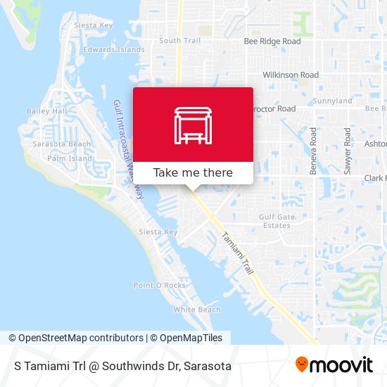 Mapa de S Tamiami Trl @ Southwinds Dr