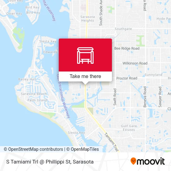 Mapa de S Tamiami Trl @ Phillippi St
