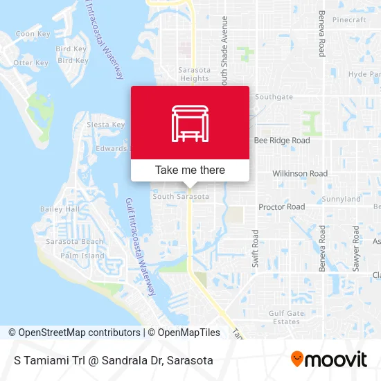 Mapa de S Tamiami Trl @ Sandrala Dr