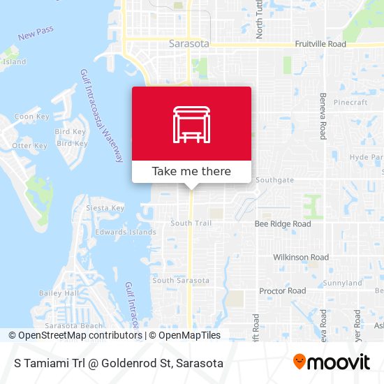 Mapa de S Tamiami Trl @ Goldenrod St